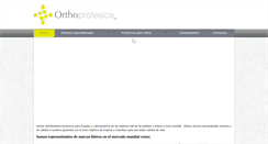 Desktop Screenshot of orthoprotesica.com